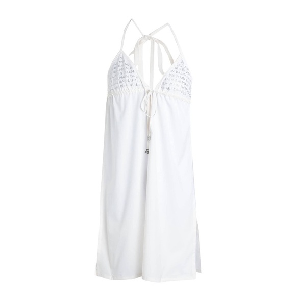 BALMAIN***Women’s White Coverup Dress***Small $1198 - Picture 6 of 7